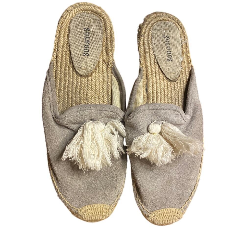 Leather Woven Tassel Anthropologie Soludos Espadrilles 9